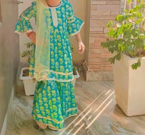 Kurti With Sharara Set