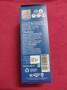 WOW Skin Science Kids 3 in 1 Wash - Shampoo + Conditioner + Body Wash - Blue Guardian Superman Edition - No Parabens, Color, Mineral Oil, Silicones &amp; Sulphate - 300mL