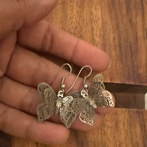 Butterfly Earrings , Feather Weight