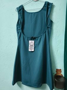 Teal Bodycon Mini Dress