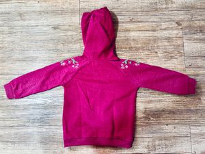 Juniors Hoodie Jacket With Embroidery