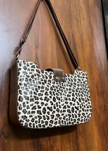 Chetah Print Shoulder Bag