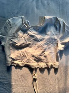 Combo Mini Skort and H&M Backless Top