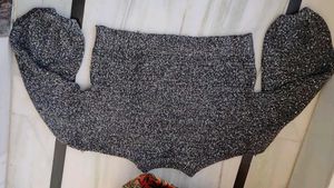 Sparkly Black Crop Top