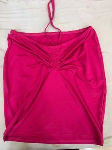 Ruched Mini Skirt