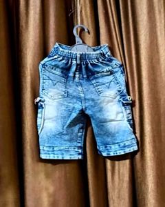 Denim Short For 4 To 5 Year Boys