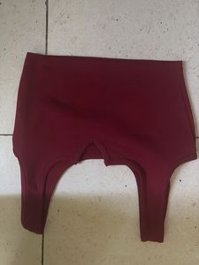 red velvet crop top