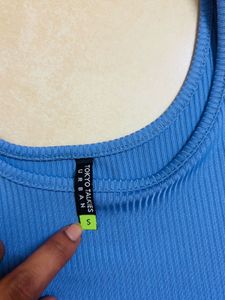 Light Blue Bodycon Mini Dress