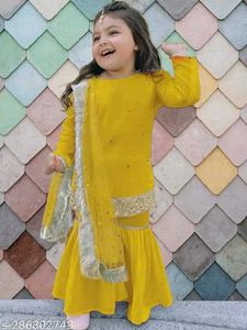 Cutiepie 🫅 Elegant Girls Kurta Suits Set