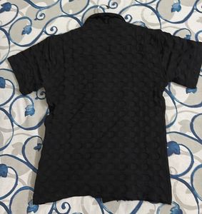 Black Patterned Shirt