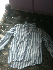 Striped Long Sleeve Top For Girls