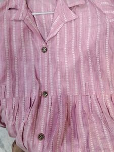 Pink Striped Dress