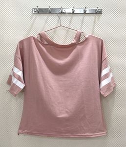 Cute Everyday Pink Top With Double Straps