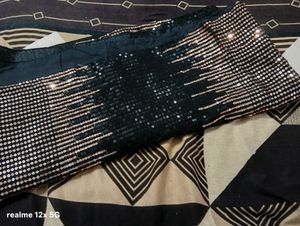 Sparkling Black Sequin Fabric