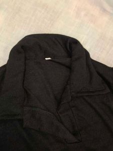 2 Ribbed collar sleeves tops