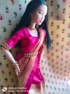 Traditional Saree For Barbie Doll 💕