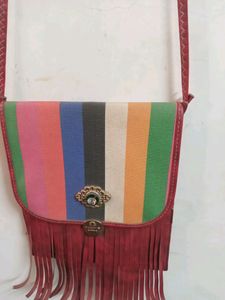 Multicolor Sling Bag