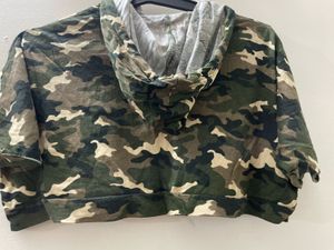 Camouflage Print Hoodie