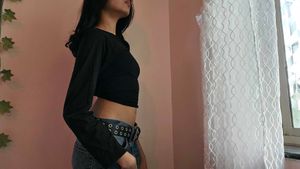 Chic One-Shoulder Black Top