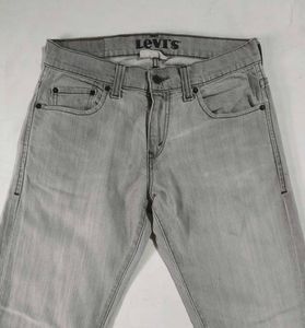 Levi&#39;s 511 Grey Cotton Jeans