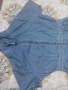 Vintage Denim Mini Dress