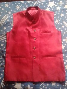 Red Ethnic Jacket