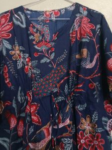 Jaipuri Kaftan Night Suit Set