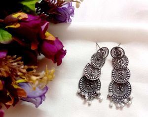 Oxidized Earrings- Combo Of 2