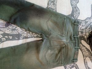 Olive Jeans For Men