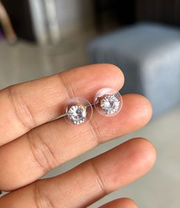 Crystal Solitaire Earrings
