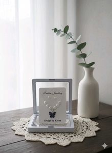 Butterfly Pearl Necklace Set