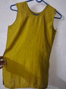 Olive Green Sleeveless Top