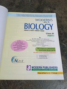 Modern&#39;s Biology Class XI Part 1&amp;2