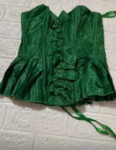 Green Corset Top