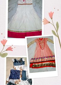Anarkali Salwar Kameez Suit( 3 Suits) With 🎁