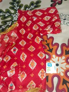Red Lehenga Choli Set baby girl 18-20 months