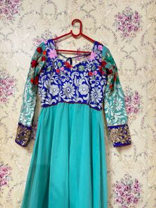 Embroidered Anarkali Dress