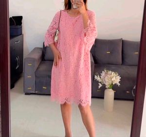 Pink Lace Dress