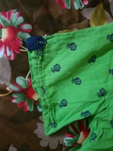 Green Printed Shirt