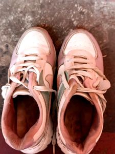 Pink & White Sneakers