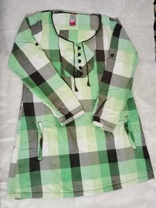 Plaid Tunic Top 🌷