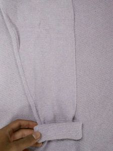 Lavender Knit Pullover Sweatshirt
