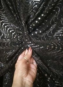 MISS POEM Brand New Mirror sequence midi dress