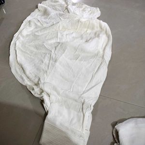 🥰White Silk Suit💥