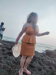 Brown Lace Peplum Dress