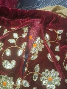 Velvet Skirt Lehenga