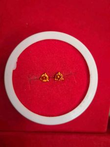 Beautiful New Orange Color Studs