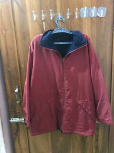 Reversible Red And Blue Jacket