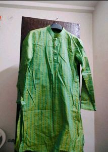 Festival Wearing Net Kurta Men