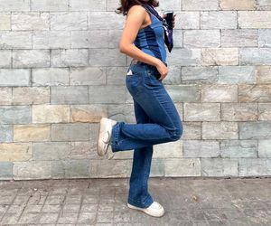 DENIM ZIPPER BODYSUIT